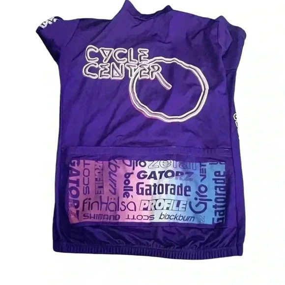 Giordana Athletic World Cycle Center Men’s Jersey SZ small Purple - Picture 2 of 5